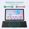Ntech Keyboard Case For iPad 10.2 (2020 8th Generation/ 2019 7th Generation), Protective Smart Cover With Magnetically Detachable Wireless Keyboard For 10.2" iPad 8 / iPad 7 -Black