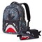 Nohoo Kids 16 Inch School Bag with Pencil Case Combo Shark - Grey