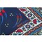 Biggdesign Dervish Burkina Silk Scarf, Ethnic Pattern, 90X90 Cm, Blue Color