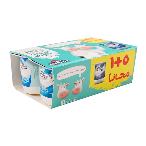 لبنيتا زبادي طبيعي - 105 جرام - 6 علب