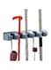 Generic Wall Mounted Mop And Broom Holder Grey 42X9cm