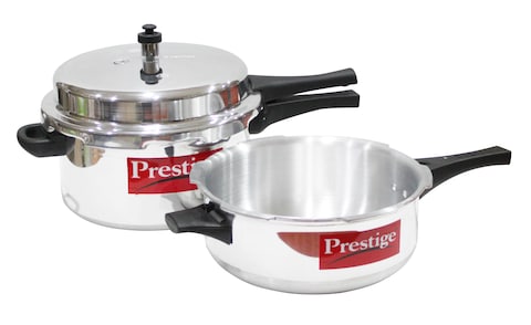 Prestige Popular 5.5 Ltr Alum. DP Combi WOS Cooker