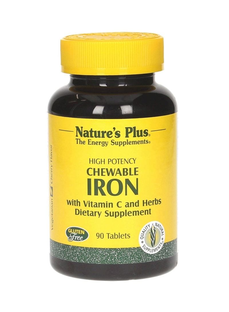 Buy Natures Plus - Chewable Iron Tablets With Vitamin C And Herb Online ...
