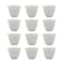 PEARL CERAMIC WHITE CAWA CUP W/GOLD LINE, P00002, 12 PCS SET
