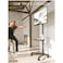 Mobile TV Cart, Rollable TV Stand For 32-75" LCD LED OLED Flat Screen TV With Curved Screens up to 40kg, Height Adjustable, Portable TV Stand with Wheels