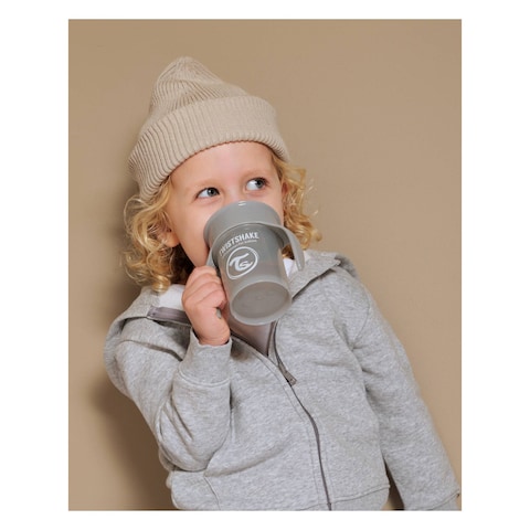 Twistshake 360 Baby Cup 6 Months Pastel Grey