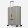 Eminent Vertica Hard Case Travel Bag Large Luggage Trolley Polypropylene Lightweight Suitcase 4 Quiet Double Spinner Wheels With Tsa Lock B0006 Grey