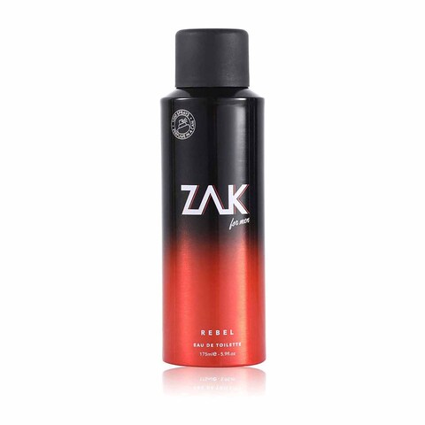 ZAK Rebel Perfume Spray For Men - 175ml