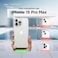 elago Hybrid Clear Compatible with iPhone 15 Pro Max Military Grade Drop Protection case cover - Transparent