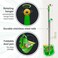 Kress Kleen Dust Pan Broom Set 'Foldable' - Sheriff (Green)