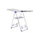 Aiwanto Foldable Cloth Dryer Laundry Dryer Hanger Drying Rack Laundry Rack Stainless Steel Stand (Blue)