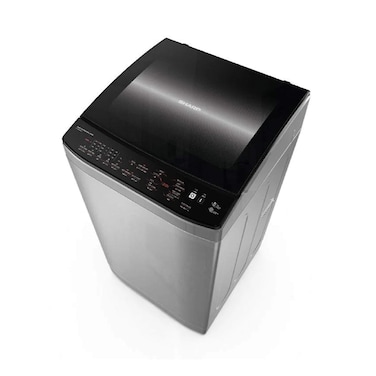 Sharp Top Loading Automatic Washing Machine - 9 Kg - Silver - ES-TN09GSLP