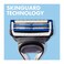 Gillette Skinguard Sensitive Razor Refill Handle - 5 Blades