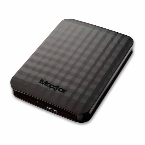 Maxtor Portable Hard Drive, 2TB - Black