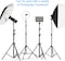 COOPIC L280 9ft/110 inch Heavy Duty Aluminum Alloy Photo Studio Light Stand with 1/4&quot; Screw for Strobe Lights, Studio Kits, Flash, LED Video Light, Softbox, Reflectors, Umbrella (3 PCS)