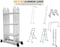 Multipurpose Aluminium Ladder 3.7 Mtr (12 Steps) For Home Office Factory and Professional Maintaince works