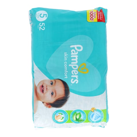 Pampers Skin Comfort Junior Diapers Size 5 (9 - 15 kg) 44 pcs