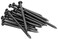 Abbasali 100-Piece Steel Nail Set Black 50X3Millimeter With Claw Hammer
