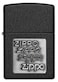 Zippo Lighter Model 363-B. Crackle W/Cr Emblem-720060538