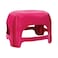 Princeware Plastic Bathroom Stool Pink