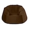 In House Niklas Velvet Bean Bag Chair - Large - Brown