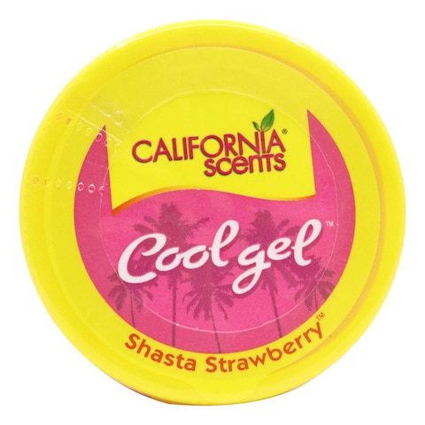 California Scents Shasta Raspberry Cool Gel Air Freshener Clear 70g