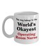 muGGyz Printed Ceramic Coffee Mug White