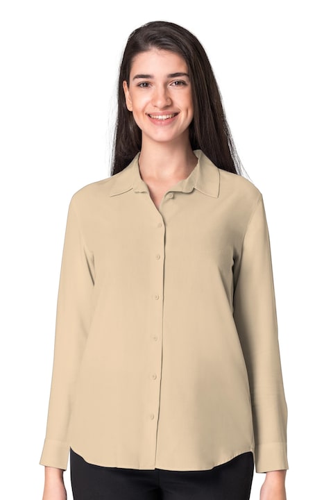 Women&#39;s Classic Shirt - Large - Beige