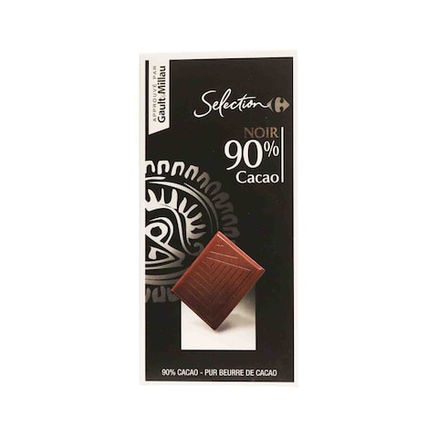 Carrefour Chocolate Dark 90%Cocoa 80 Gram