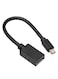 Generic Mini DisplayPort DP Male to DP Female Video Adapter Cable HD for Macbook Black