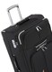 Senator Soft Shell Cabin Luggage Trolley For Unisex Ultra Lightweight Expandable Suitcase With 4 Wheels LL003 Black