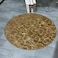 Super Soft Rabbit Fur Round Living Room Carpet With Water Proof Material And Anti Slip Bottom (Size 80CM)