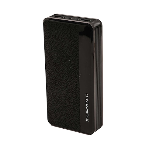 L&#39;avvento Wired Power Bank 20000mAh - Black - MP486