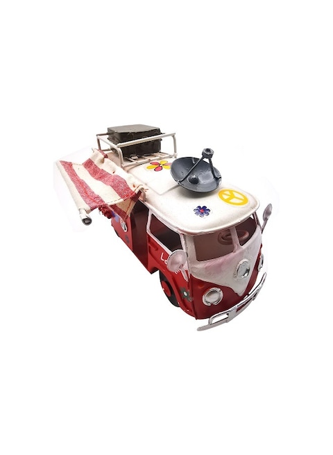 Vintage Volkswagen Camper Tent Van Model Bus Handmade Craft Retro Car Home Decoration Ornament