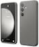 elago Liquid Silicone for Samsung Galaxy S24 case cover Full Body Screen Camera Protective, Shockproof, Slim, Anti-Scratch Soft Microfiber Lining - Medium Grey