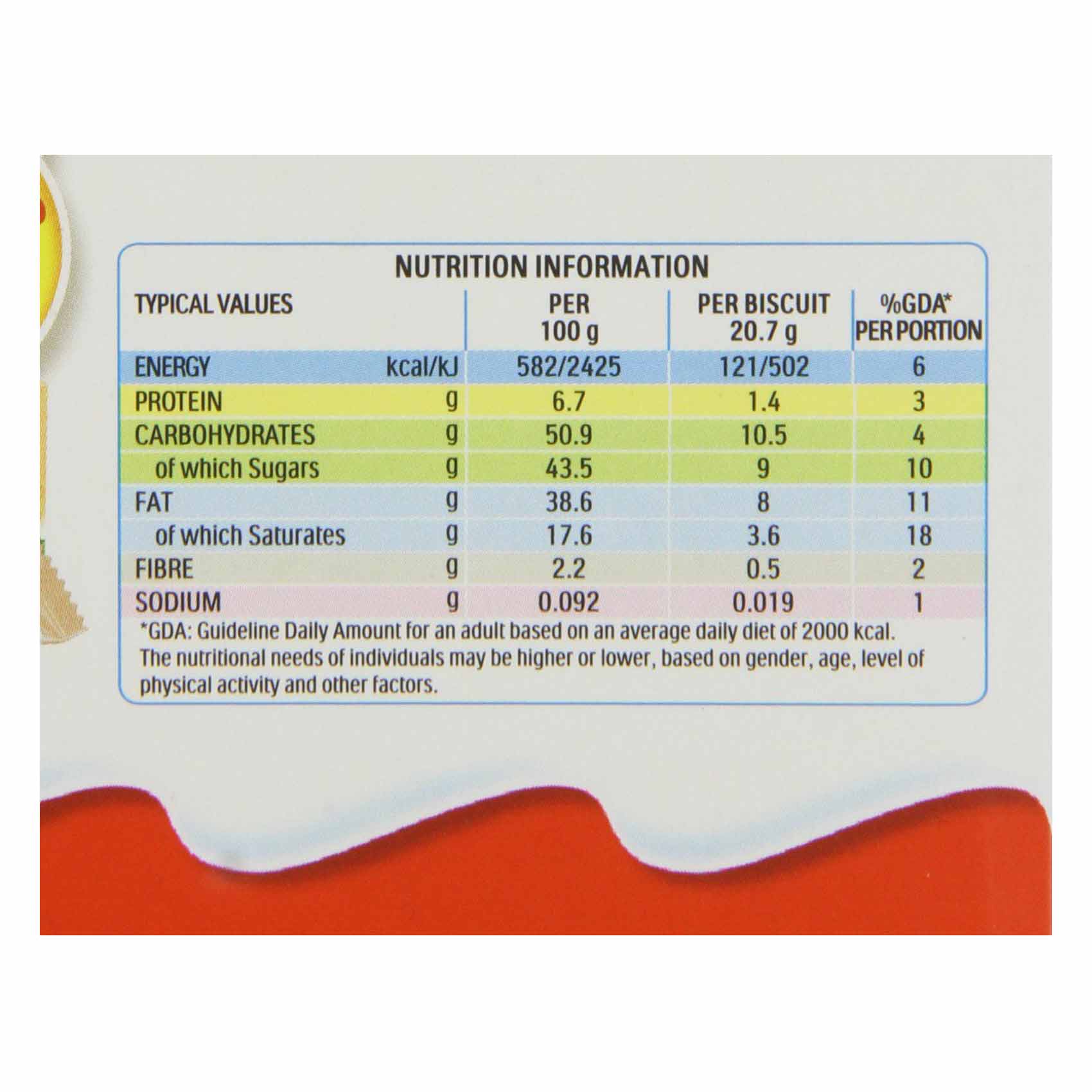 Kinder Biscuit Happy Hippo Cocoa 103.5 Gram product thumbnail 3