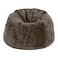 In House Kempes Fur Bean Bag Chair - Large - Brown
