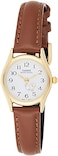 Casio - Casual Analog Display Japanese Quartz Watch For Women Ltp-1094Q-7B7, Brown Band