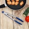 Royalford Silicone Food Tong, 27cm Food Grade Tong, RF10656 Stainless Steel Handle With Easy Grip &amp; Smart Padlock System Tong For Serving, Frying, &amp; Cooking, Multicolor