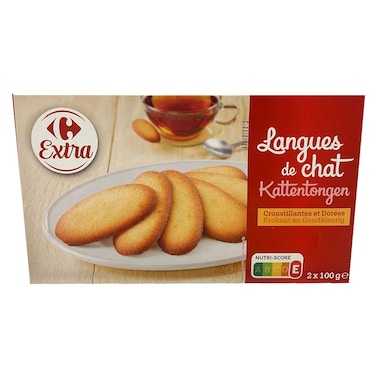 Carrefour Langue De Chat 200g