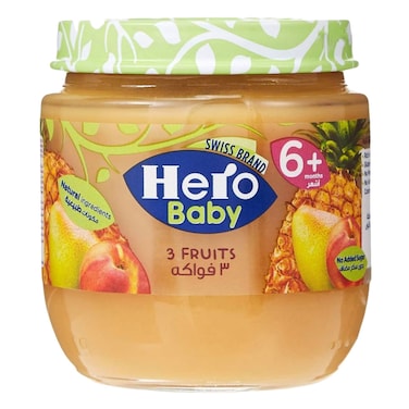 Hero Baby 3 Fruits Jar125G