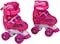 Top Gear Roller Skates Shoes, TG 9008, Adjustable For Kids, Double Row 4 Wheel With All Wheels, Fun For Kids, Pink, Small