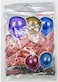 Generic Party Fun Chrome Clear Red Balloon - 12Inches - (Pack Of 40 Units)