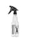 Generic Plastic Salon Spray Bottle Clear/Black 390ml