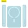 Baseus 10000 mAh MagSafe Power Bank 10000mAh 15W Wireless Portable Charger PD 20W With USB-C Port Fast Charging MagSafe Battery Pack for iPhone 15 Pro Max/iPhone 15/15 Plus/14/13/12 Series Blue Blue