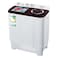 General Supreme GSTT50TR Twin Tub Washing Machine 5Kg White/Red