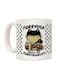 muGGyz Cat Skull And Crochet Hooks Printed Coffee Mug White