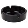 Pasabahce Glass Round Ashtray Set Black 2x11cm