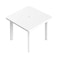 Cosmoplast Square Table White 85x85x78cm