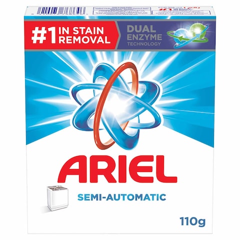 Ariel Semi-Automatic Laundry Detergent Powder Original Scent 110g